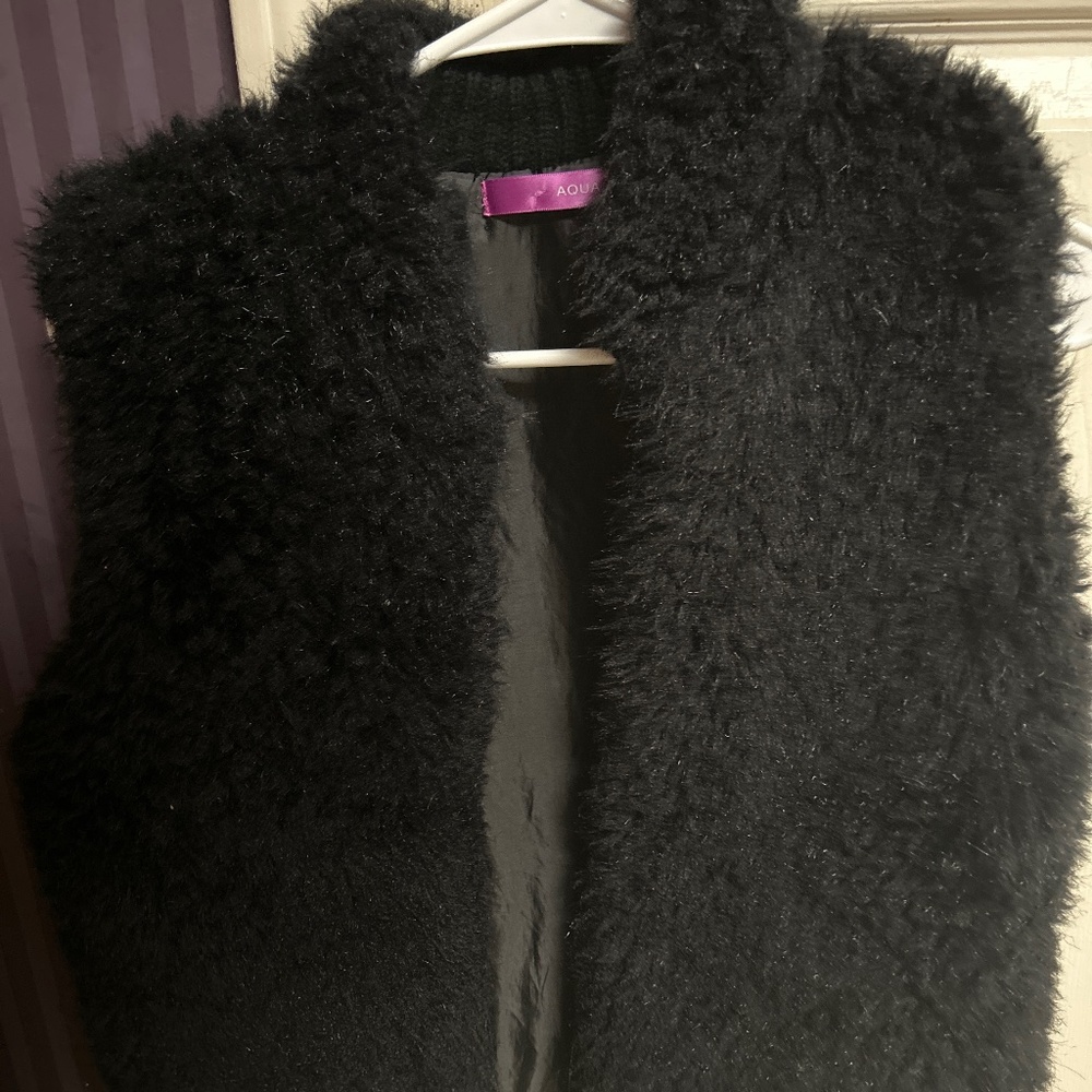 Aqua Fur Vest Girls XL Vest